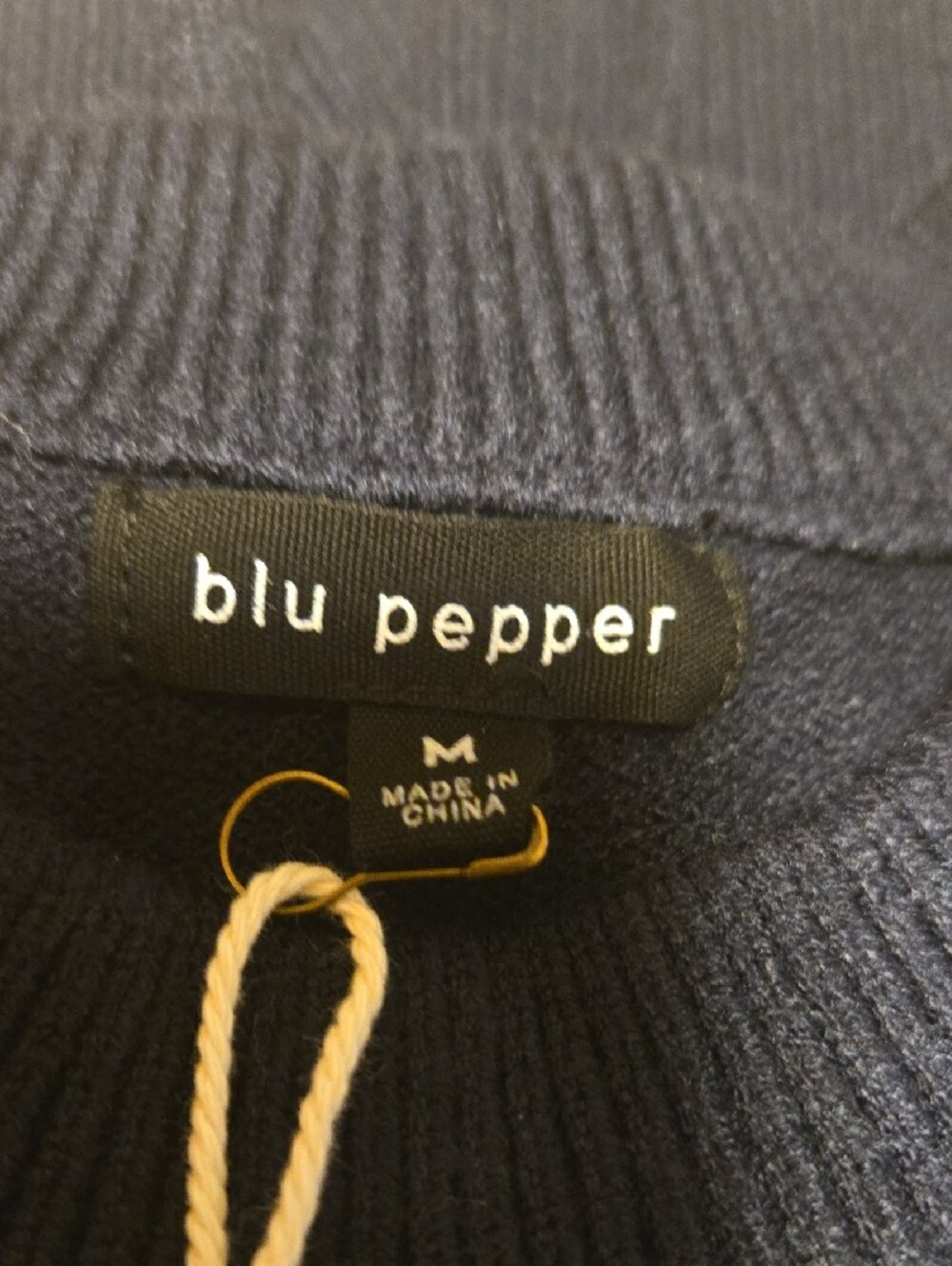 Blu Pepper Navy and White Striped Crewneck Sweater NWT - Picture 11 of 13